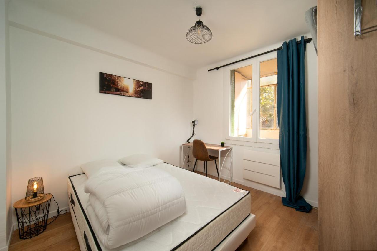 Grand Appartement 3 Chambres Avec Clim Et Balcon Marseilles Exterior foto